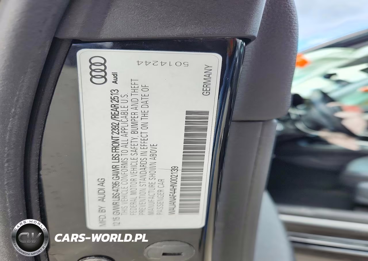 2017 Audi A4 Premium VIN:WAUANAF44HN002139 - 12