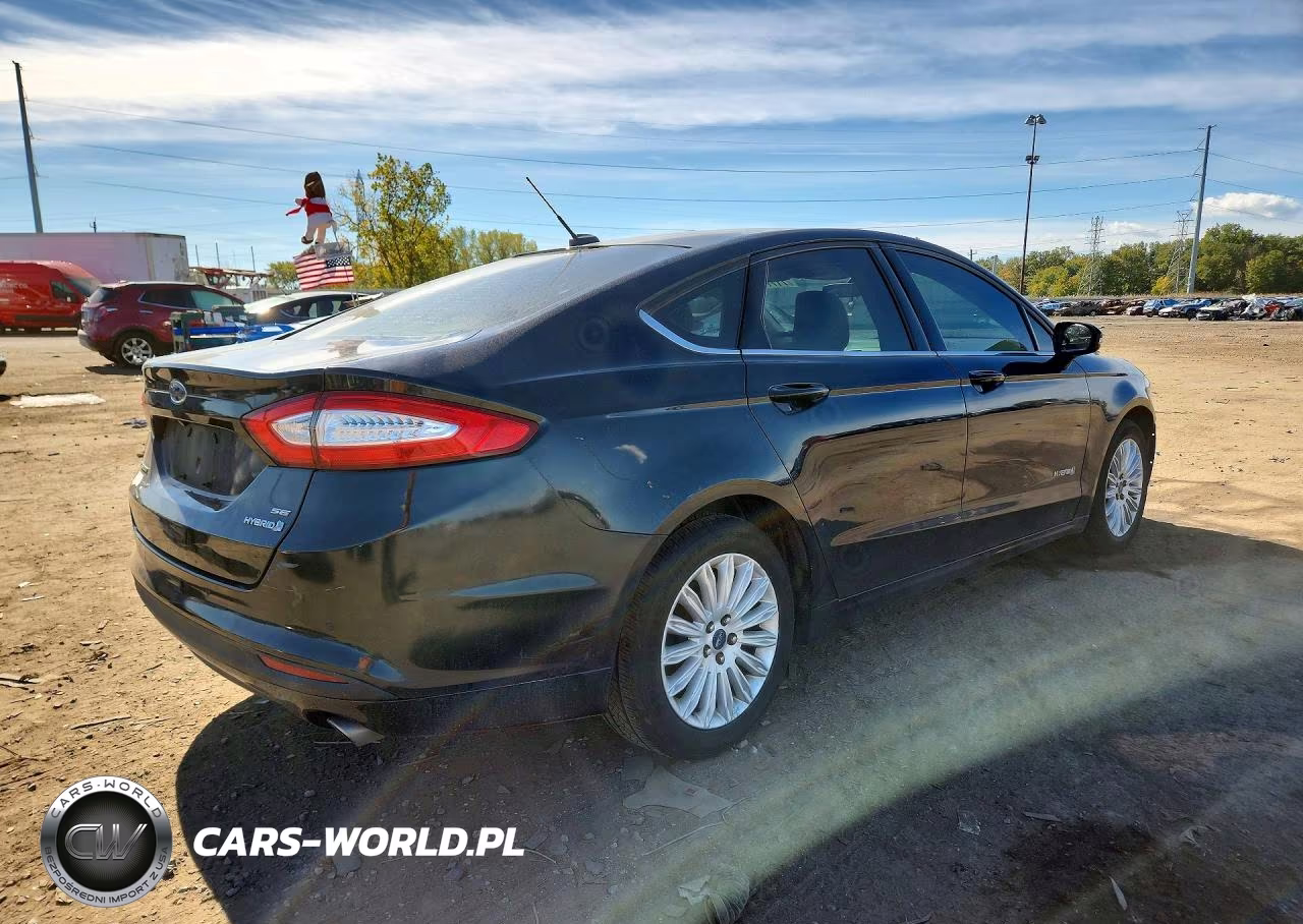 2014 Ford Fusion Se Hybrid VIN:3FA6P0LU8ER318501 - 3