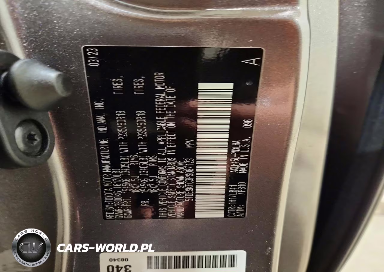 2023 Toyota Sienna Platinum 7-Passenger VIN:5TDESKFC3PS087123 - 14