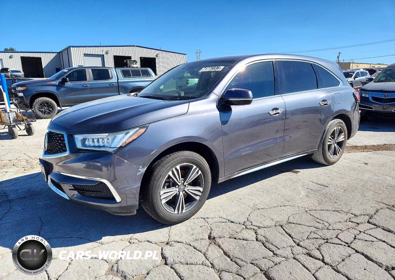 2017 Acura Mdx VIN:5FRYD3H36HB008378 - 1