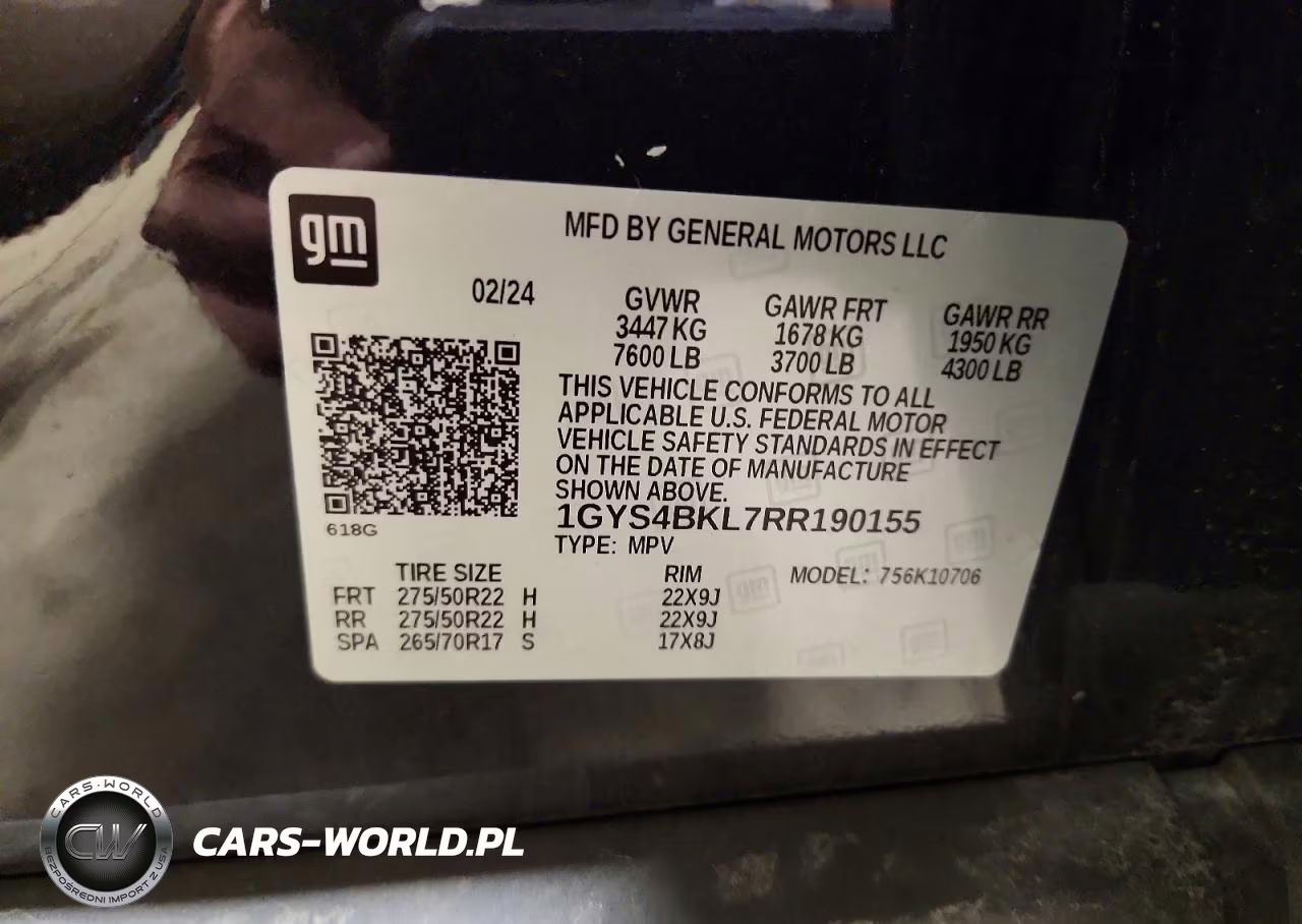 2024 Cadillac Escalade Premium Luxury VIN:1GYS4BKL7RR190155 - 14