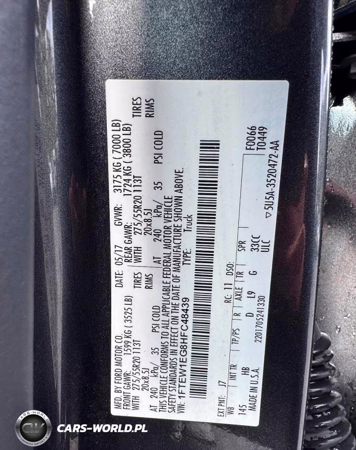 2017 Ford F150 Supercrew Lariat VIN:1FTEW1EG8HFC48439 - 13