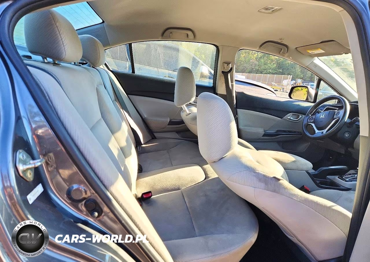 2013 Honda Civic Lx VIN:2HGFB2F50DH586642 - 10