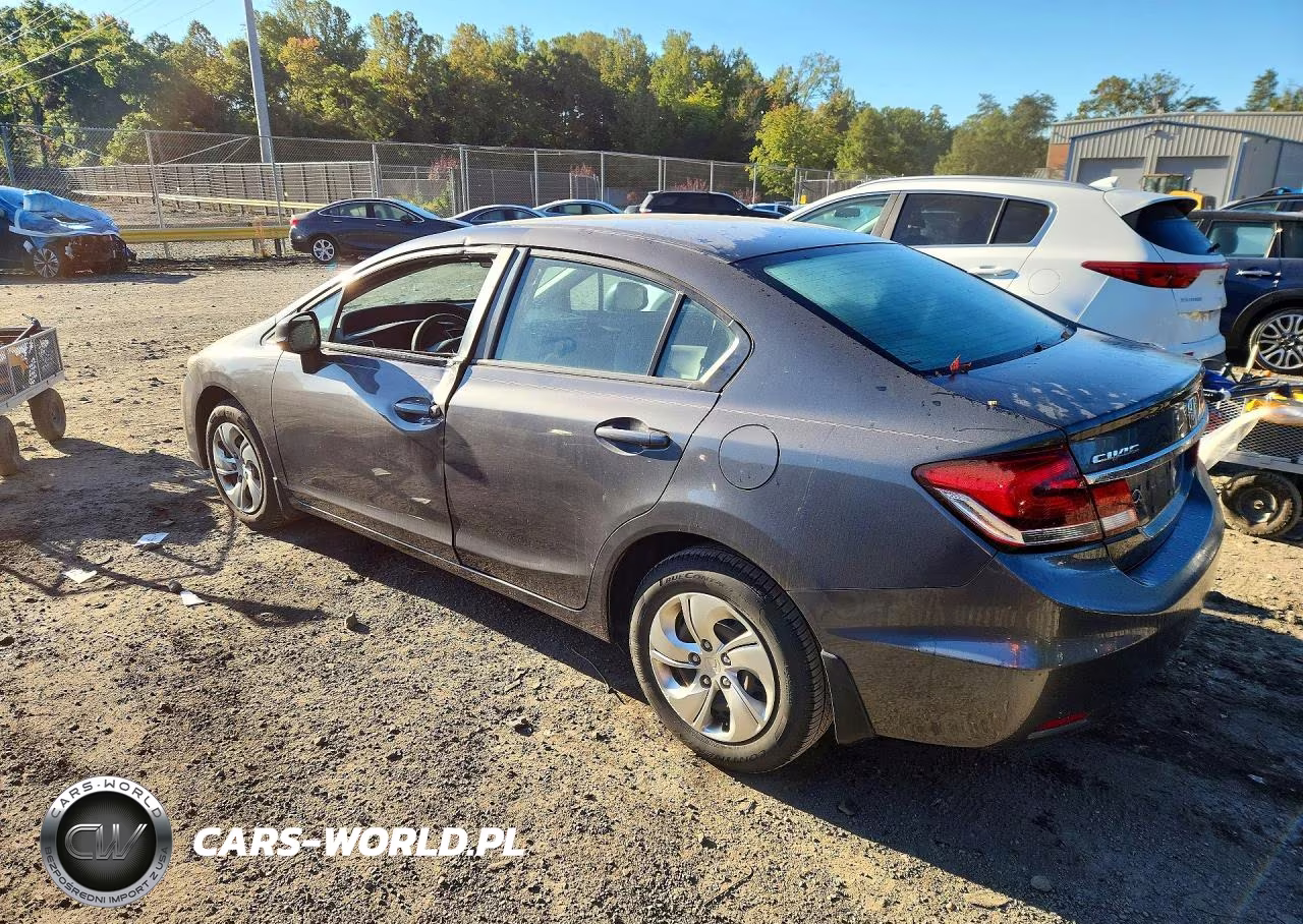 2013 Honda Civic Lx VIN:2HGFB2F50DH586642 - 2