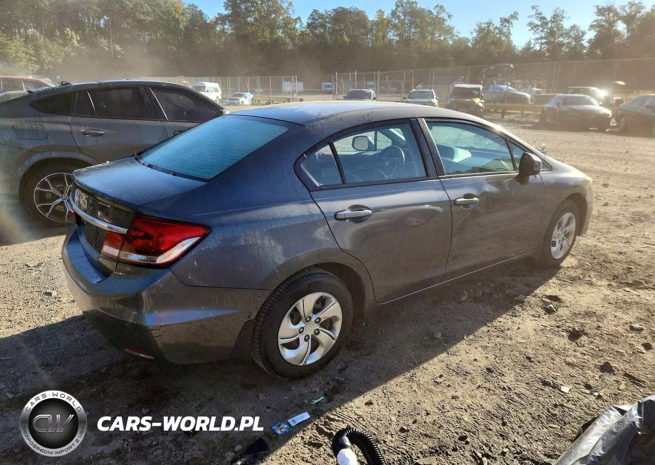 2013 Honda Civic Lx VIN:2HGFB2F50DH586642 - 3