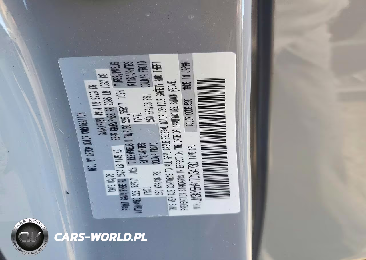 2026 Mazda Cx-5 Select VIN:JM3KMBHA1T0134730 - 13