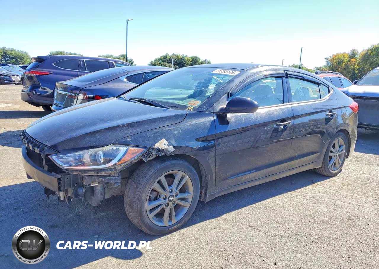 2018 Hyundai Elantra Sel VIN:5NPD84LF1JH339808 - 1