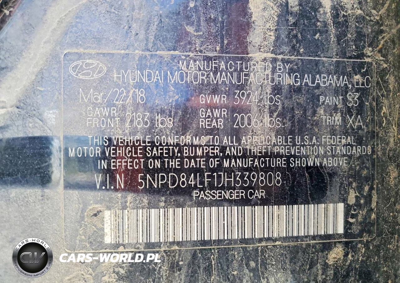 2018 Hyundai Elantra Sel VIN:5NPD84LF1JH339808 - 13
