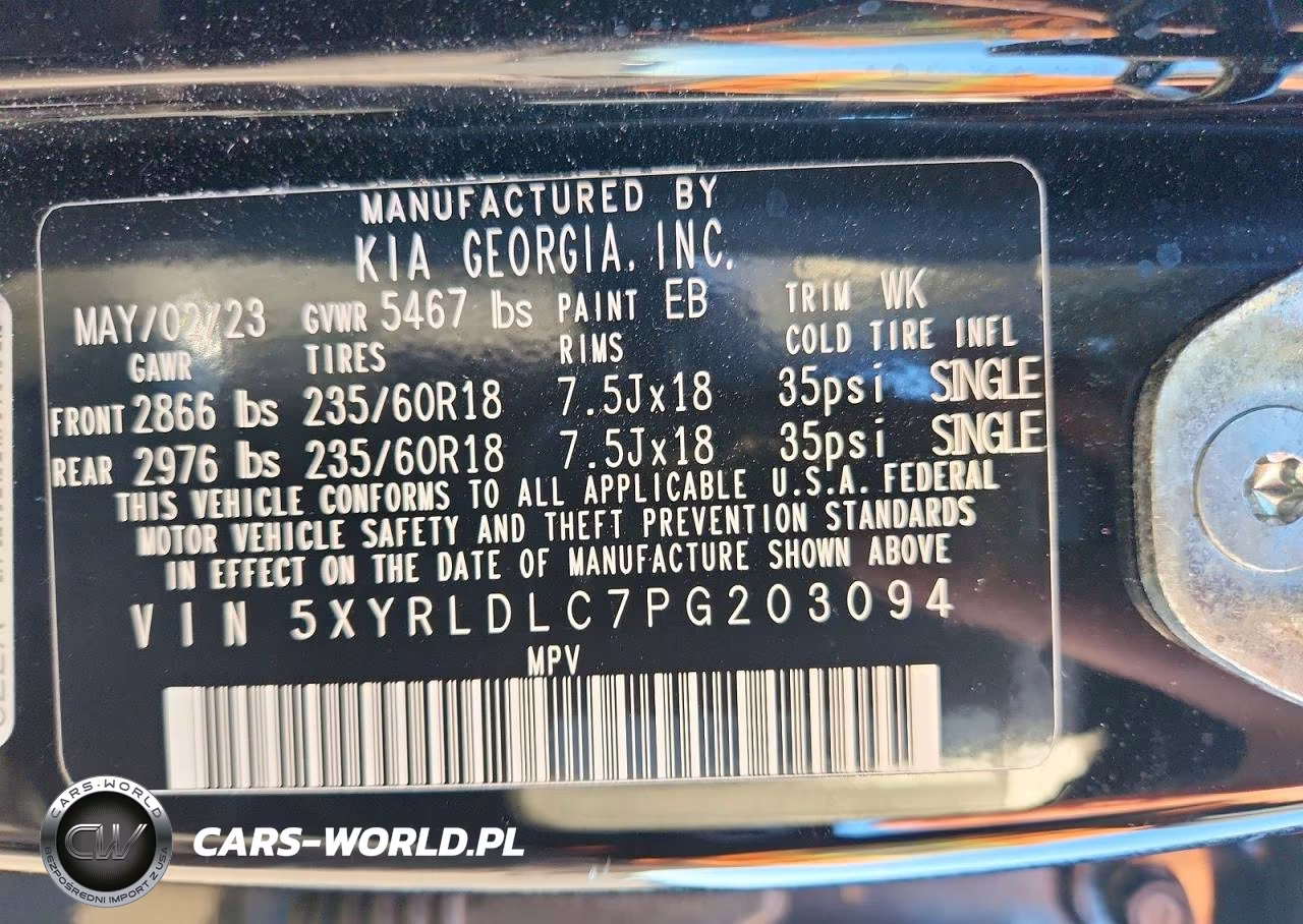 2023 Kia Sorento S VIN:5XYRLDLC7PG203094 - 13