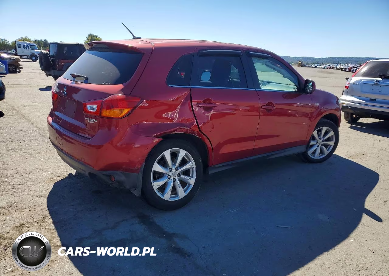 2015 Mitsubishi Outlander Sport Se VIN:4A4AR4AUXFE013846 - 3