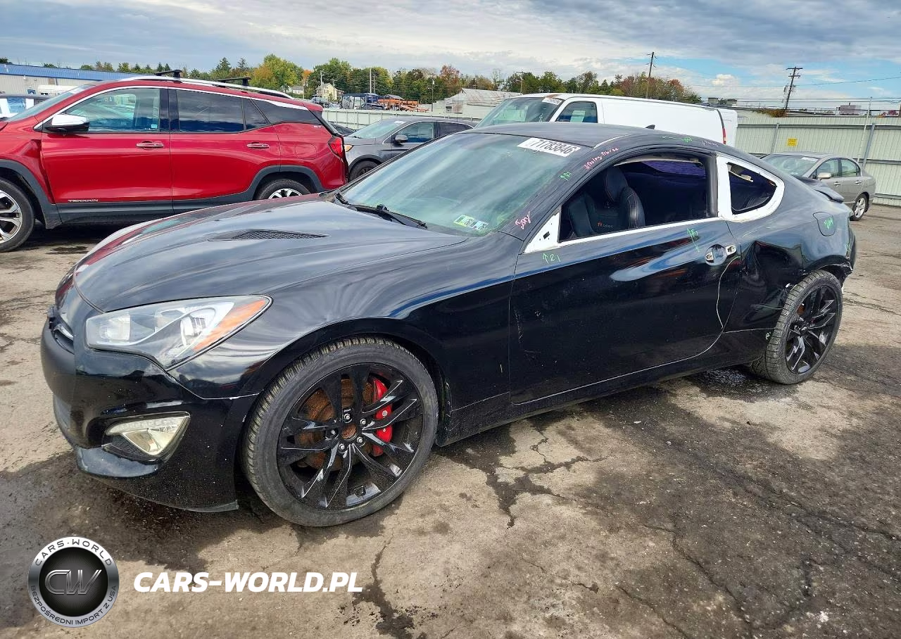 2016 Hyundai Genesis Coupe 3.8 VIN:KMHHT6KJ6GU131242 - 1