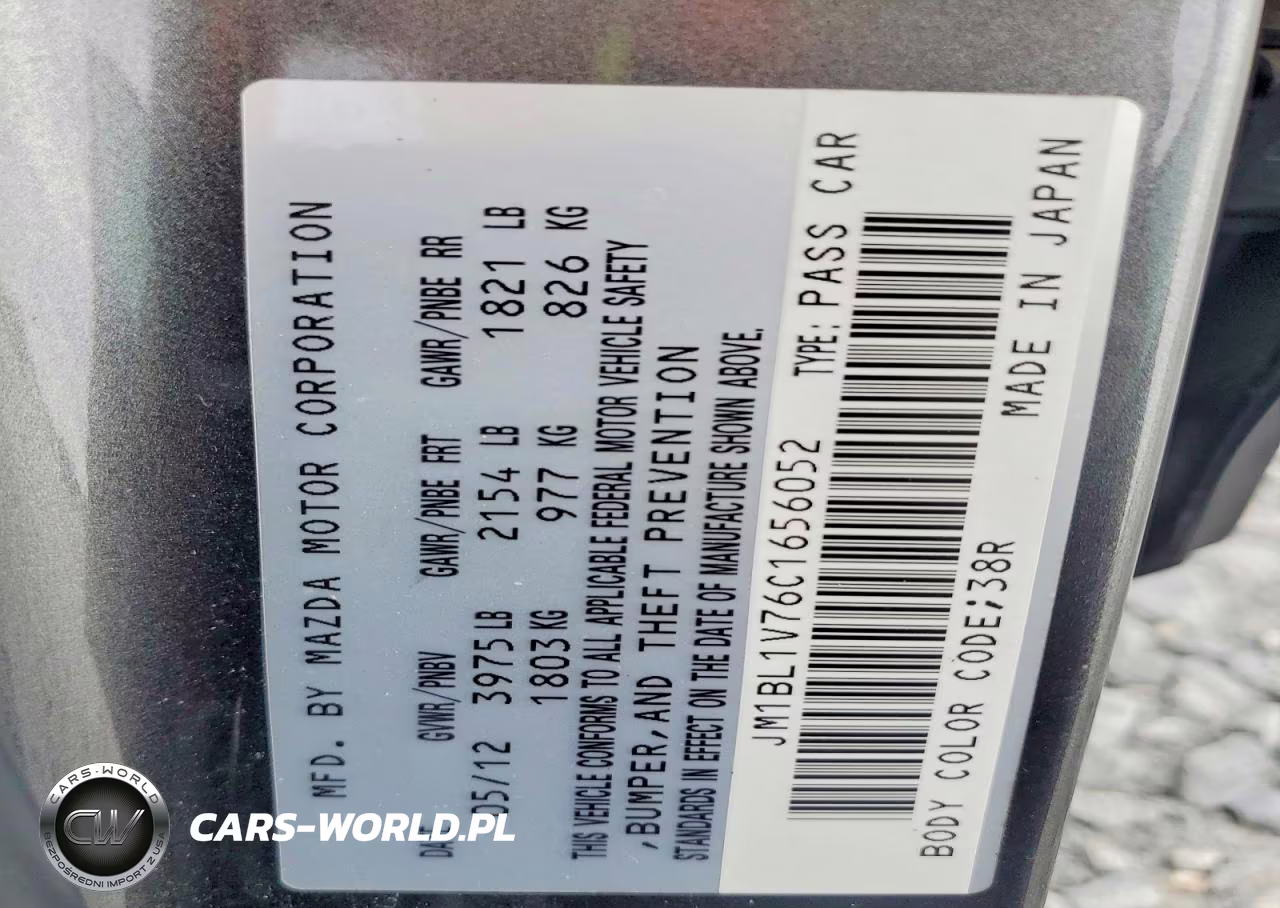 2012 Mazda 3 I VIN:JM1BL1V76C1656052 - 13