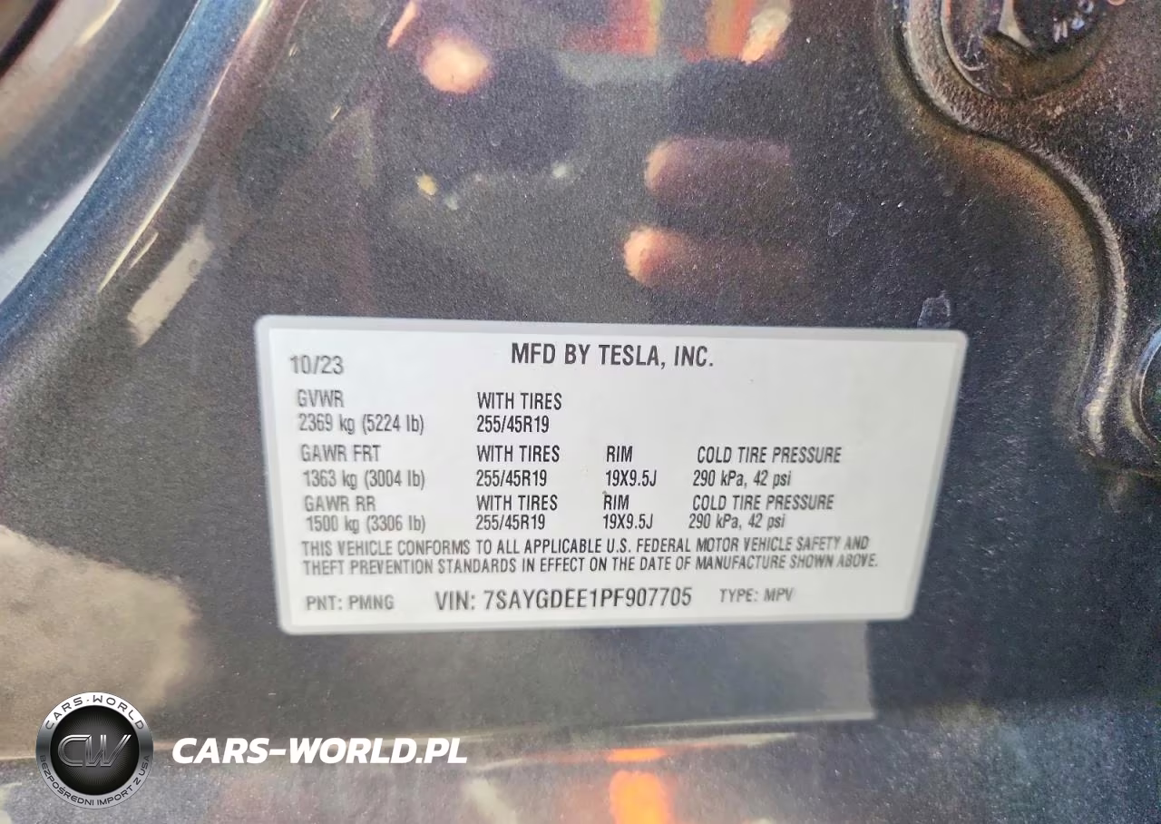 2023 Tesla Model Y VIN:7SAYGDEE1PF907705 - 13