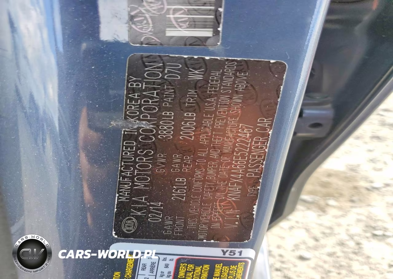 2014 Kia Forte Lx VIN:KNAFX4A66E5222467 - 12