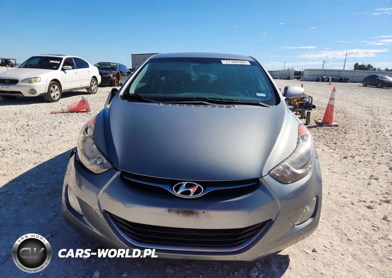 2012 Hyundai Elantra Gls VIN:KMHDH4AE8CU370956 - 5