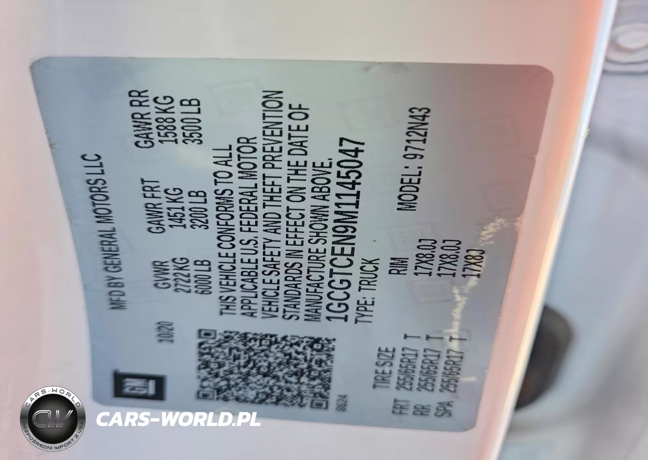 2021 Chevrolet Colorado Lt VIN:1GCGTCEN9M1145047 - 12