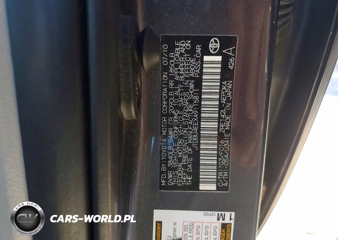 2010 Toyota Corolla Le VIN:JTDBU4EEXA9115811 - 12