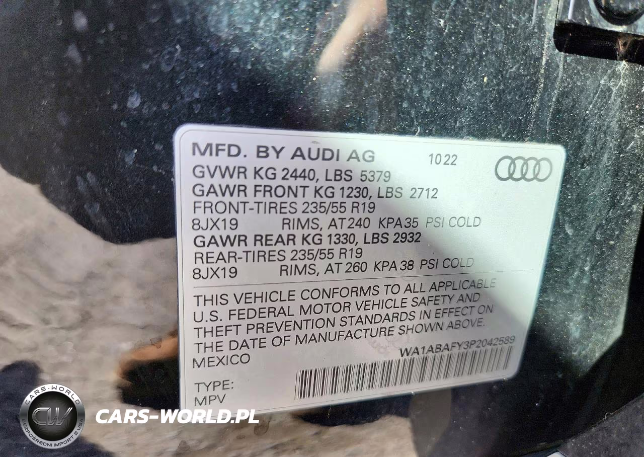 2023 Audi Q5 Premium 40 VIN:WA1ABAFY3P2042589 - 13