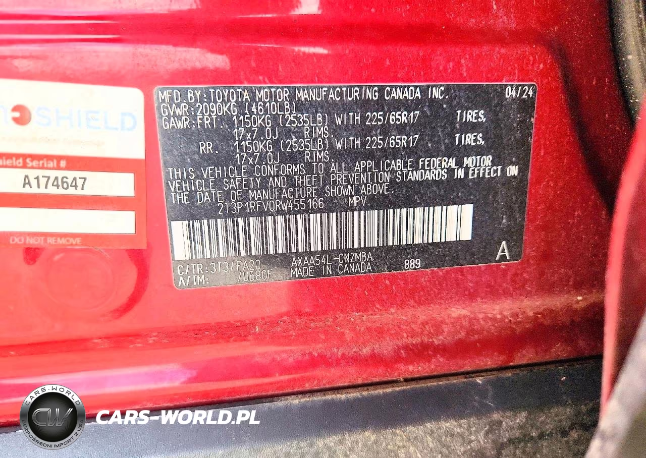 2024 Toyota Rav4 Xle VIN:2T3P1RFV0RW455166 - 14