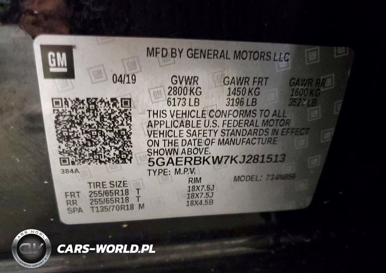 2019 Buick Enclave Essence VIN:5GAERBKW7KJ281513 - 13