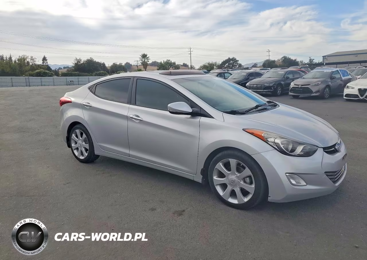 2013 Hyundai Elantra Limited VIN:KMHDH4AE6DU962468 - 4