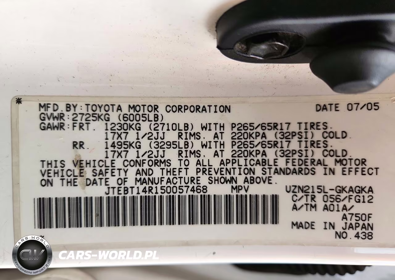 2005 Toyota 4Runner Sr5 VIN:JTEBT14R150057468 - 14