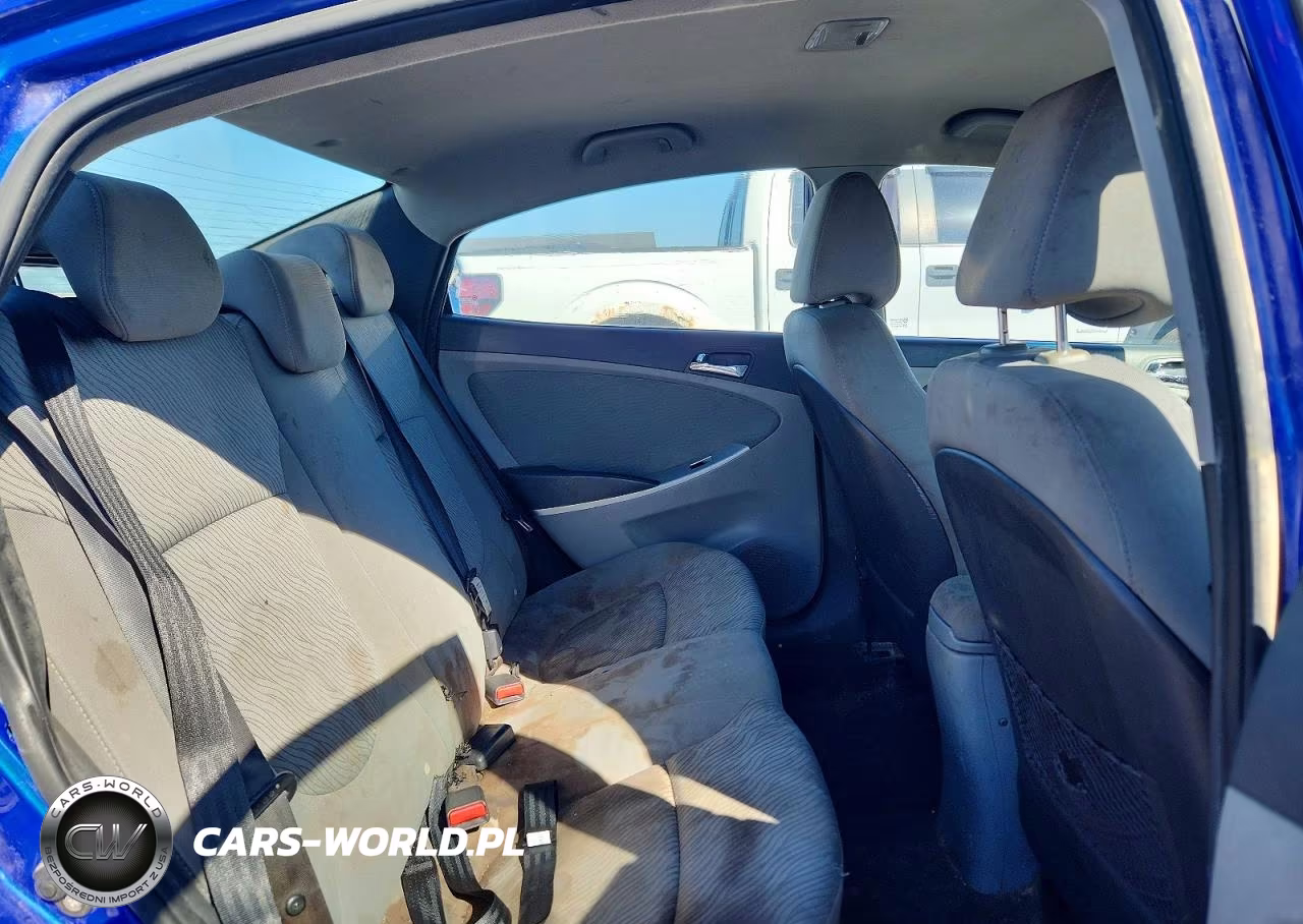 2012 Hyundai Accent Gls VIN:KMHCU4AE6CU181293 - 10