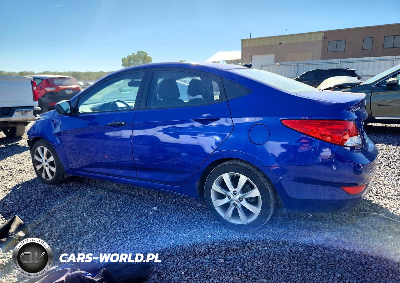 2012 Hyundai Accent Gls VIN:KMHCU4AE6CU181293 - 2