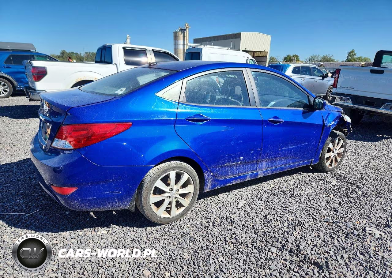 2012 Hyundai Accent Gls VIN:KMHCU4AE6CU181293 - 3