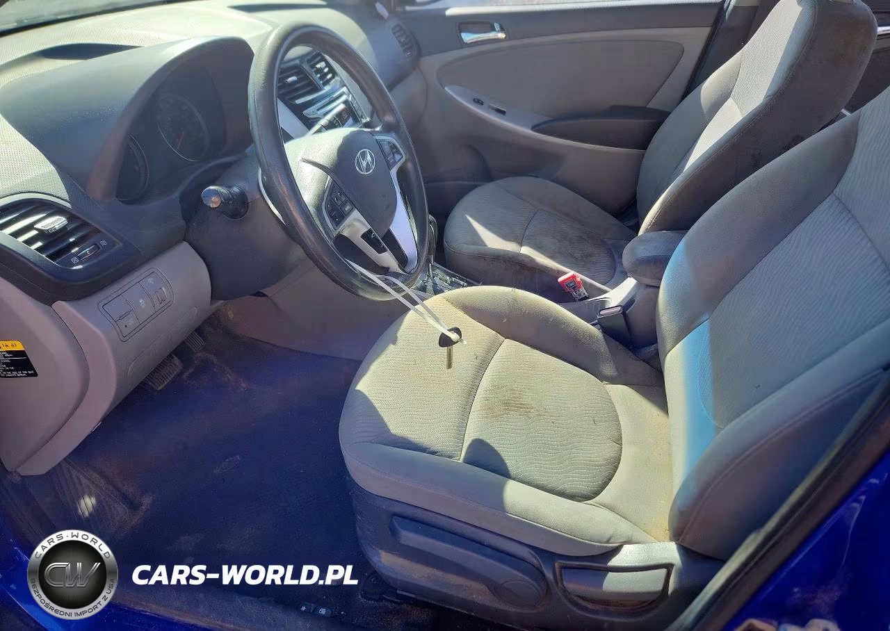 2012 Hyundai Accent Gls VIN:KMHCU4AE6CU181293 - 7