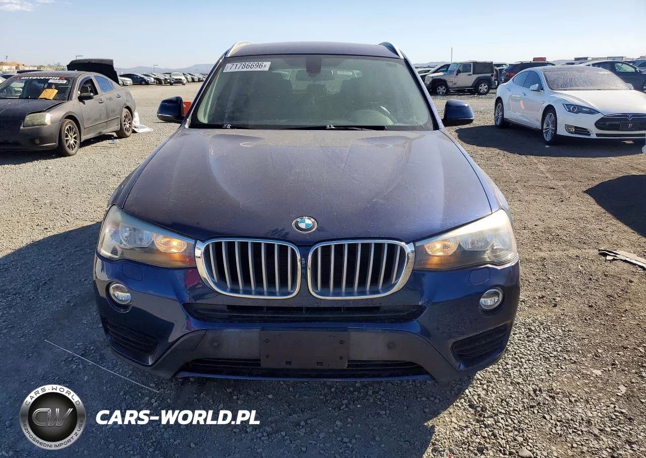 2017 BMW X3 Sdrive28I VIN:5UXWZ7C38H0X41828 - 5
