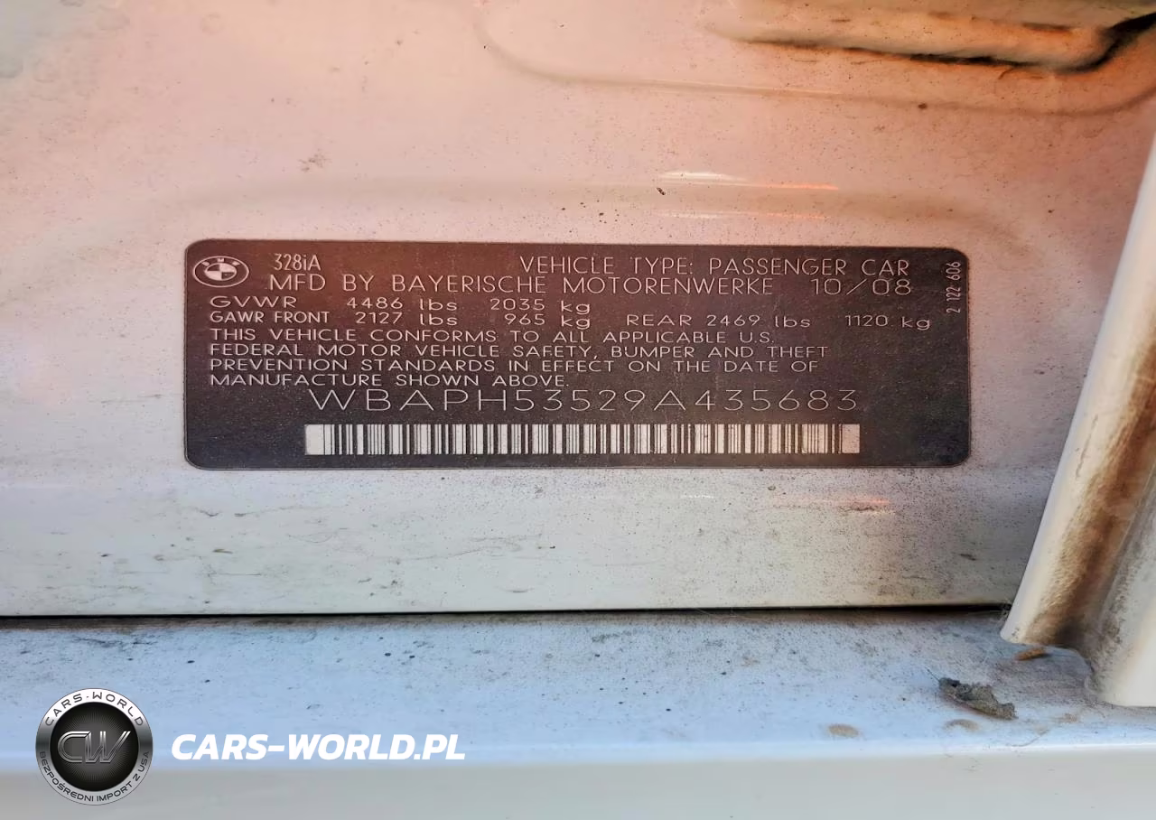 2009 BMW 328 I Sulev VIN:WBAPH53529A435683 - 12