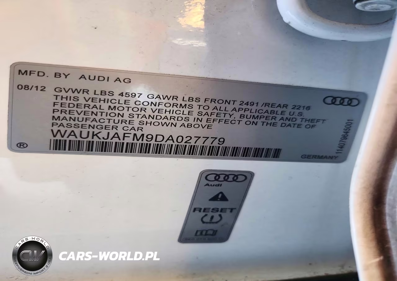 2013 Audi A3 Premium Plus VIN:WAUKJAFM9DA027779 - 12