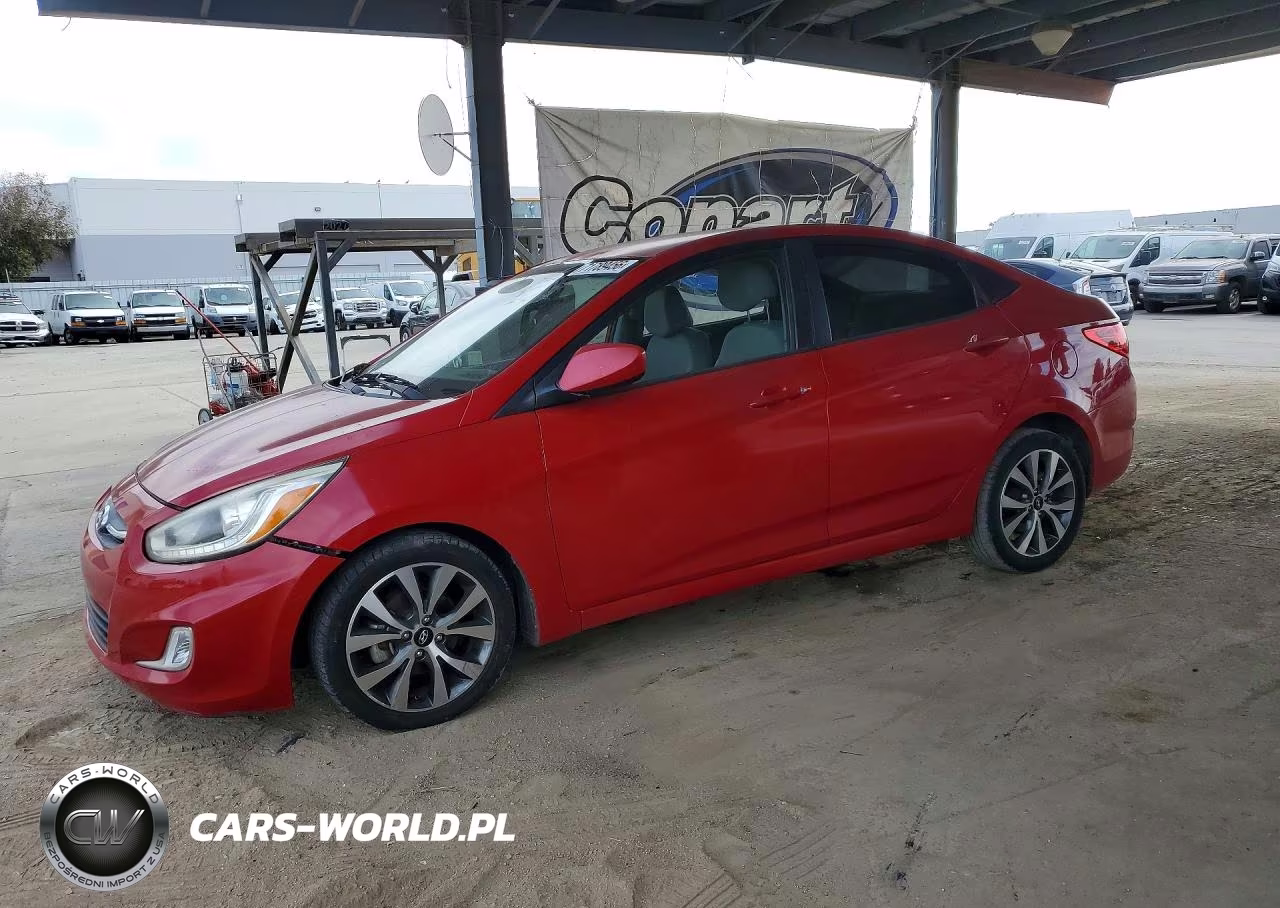 2015 Hyundai Accent Gls VIN:KMHCU4AE4FU907818 - 1