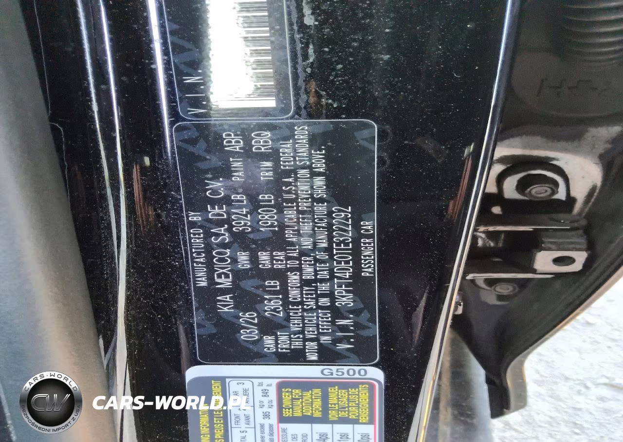 2026 Kia K4 Lxs VIN:3KPFT4DE0TE322292 - 12