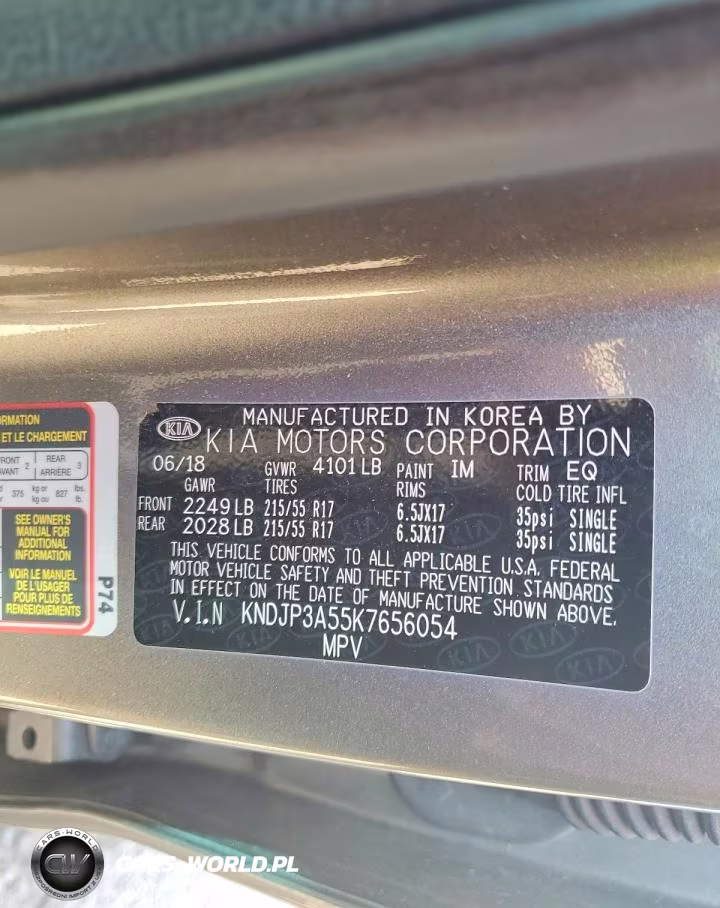 2019 Kia Soul + VIN:KNDJP3A55K7656054 - 12