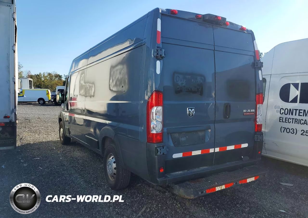 2020 Ram Promaster 3500 Vf Delivery Van VIN:3C6URVJG3LE139882 - 2