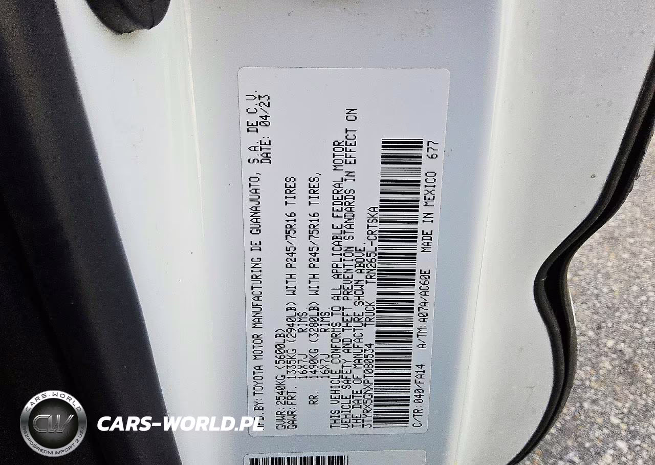 2023 Toyota Tacoma Sr VIN:3TYRX5GNXPT080534 - 12
