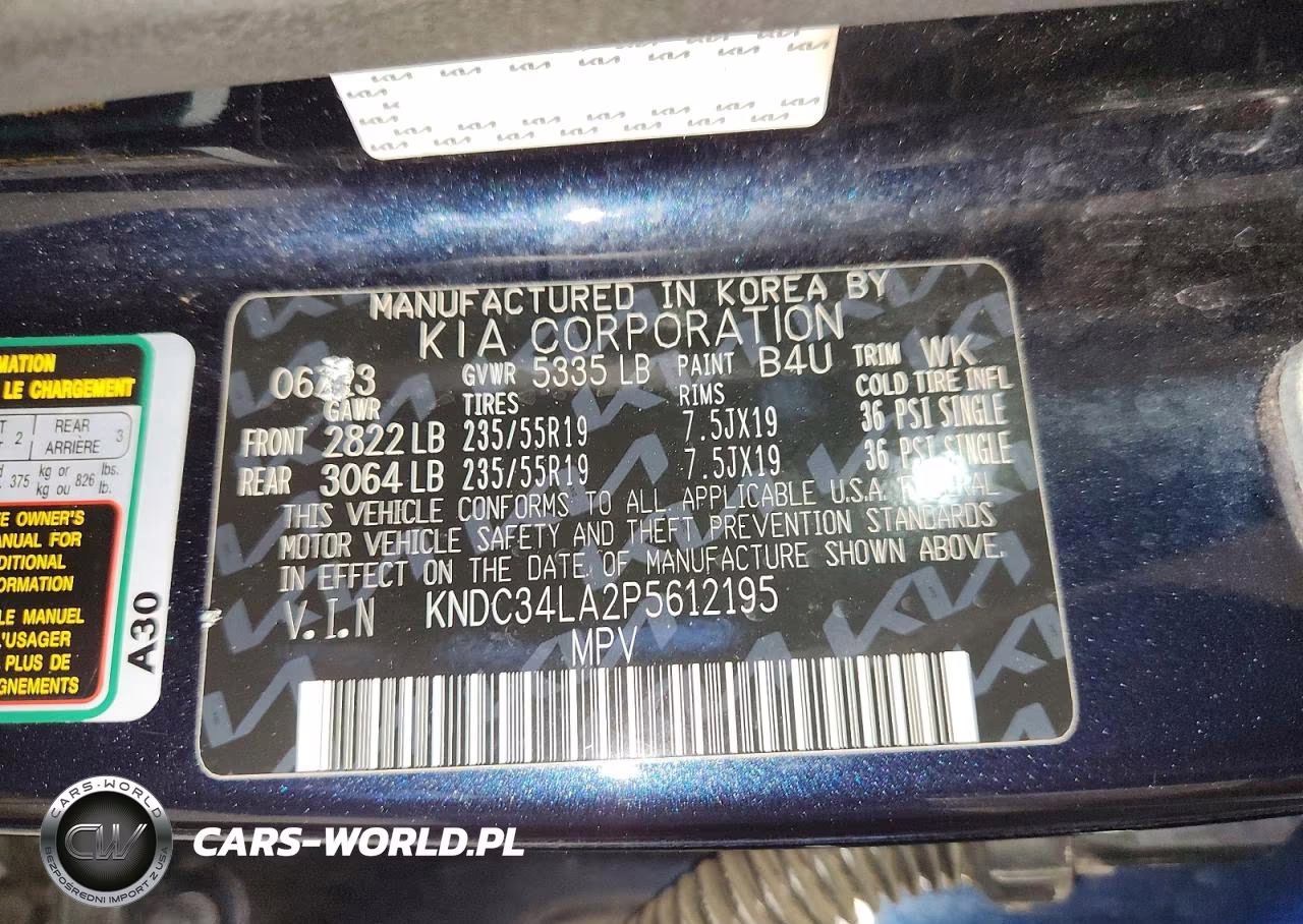 2023 Kia Ev6 Wind VIN:KNDC34LA2P5612195 - 13