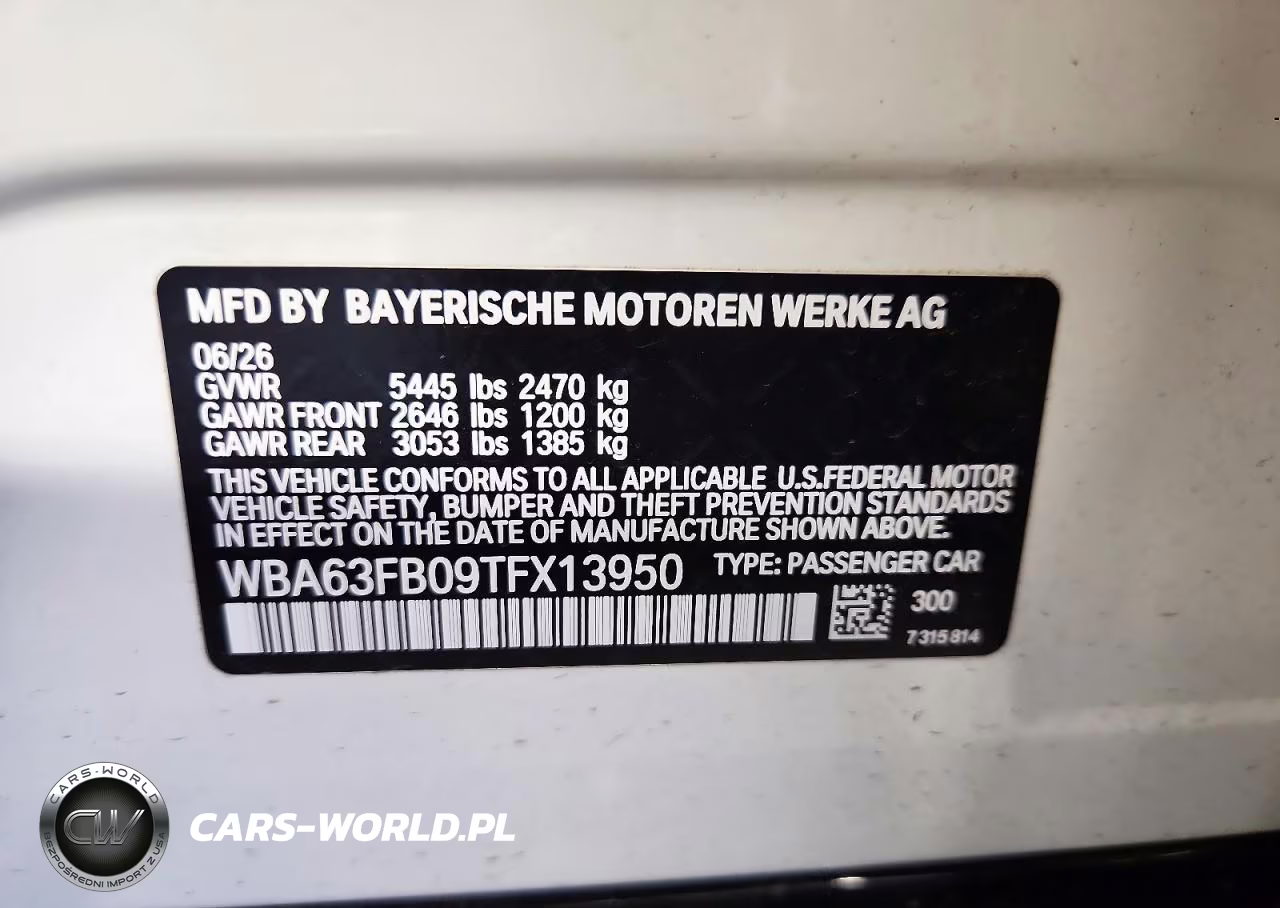 2026 BMW M440Xi Gran Coupe VIN:WBA63FB09TFX13950 - 12