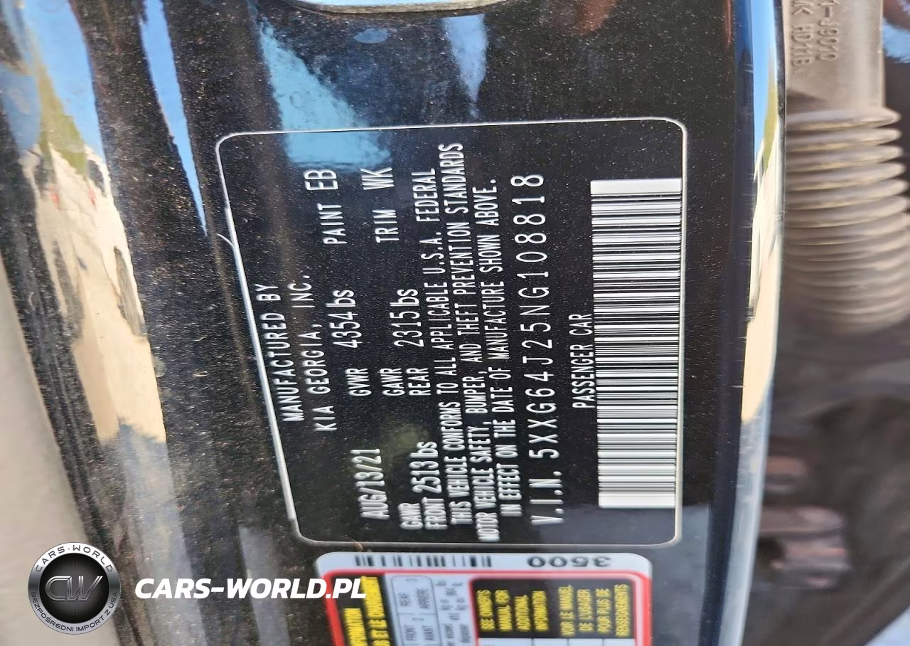 2022 Kia K5 Gt Line VIN:5XXG64J25NG108818 - 13