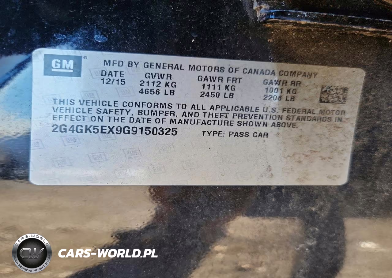 2016 Buick Regal VIN:2G4GK5EX9G9150325 - 12