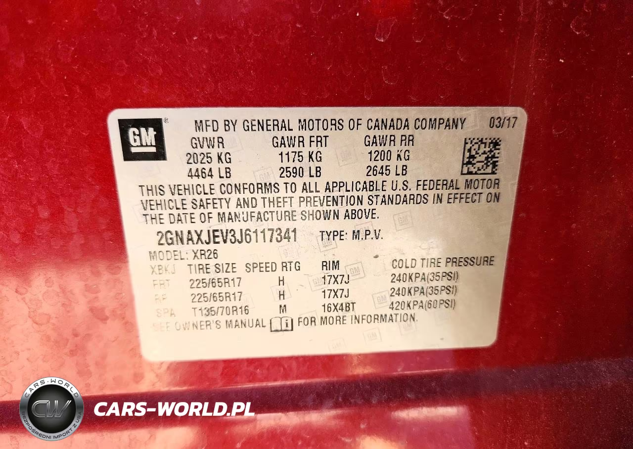 2018 Chevrolet Equinox Lt VIN:2GNAXJEV3J6117341 - 14
