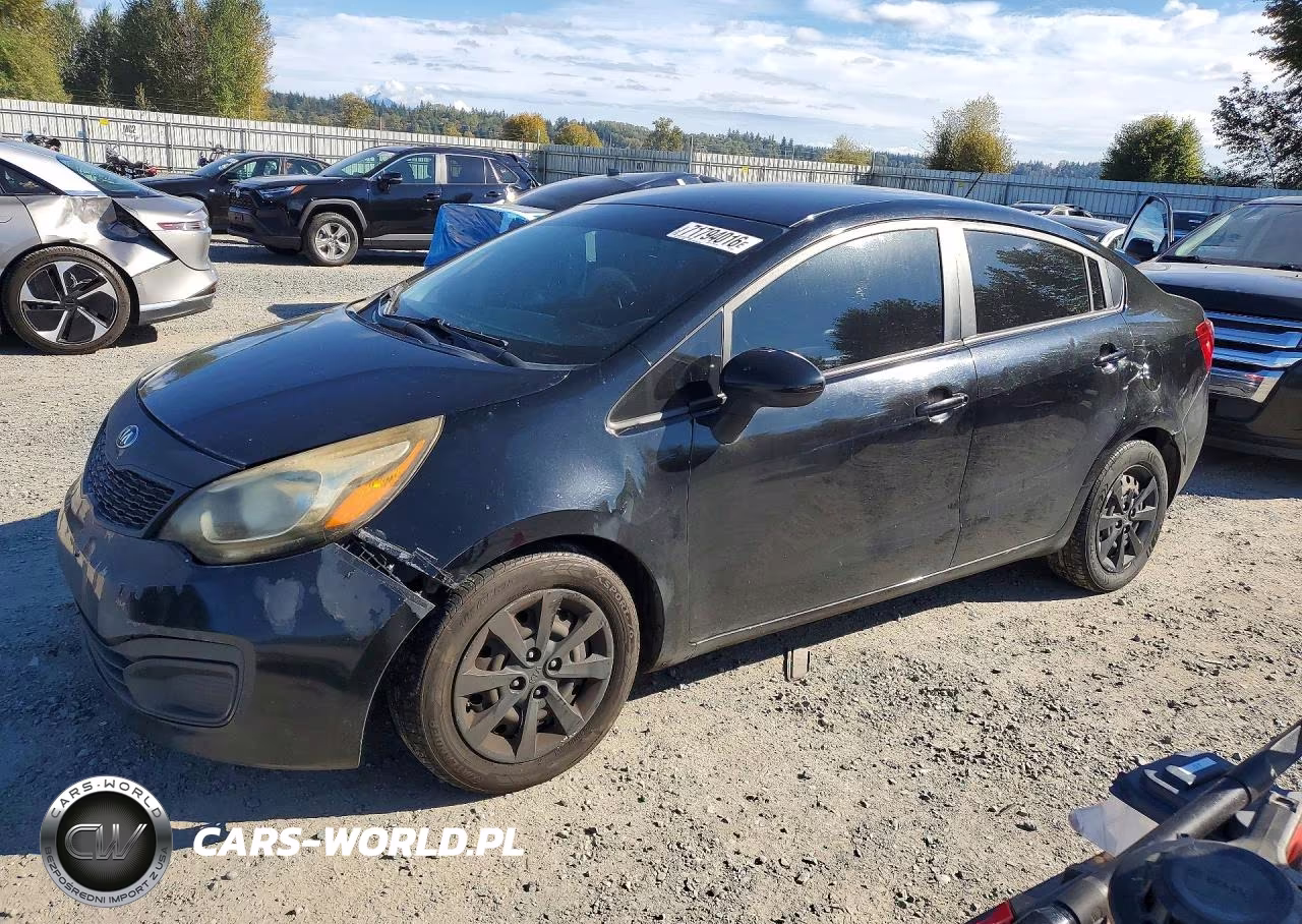 2013 Kia Rio Lx VIN:KNADM4A32D6256971 - 1