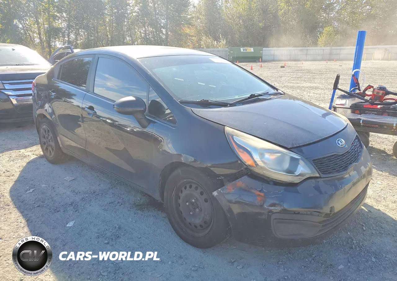 2013 Kia Rio Lx VIN:KNADM4A32D6256971 - 4
