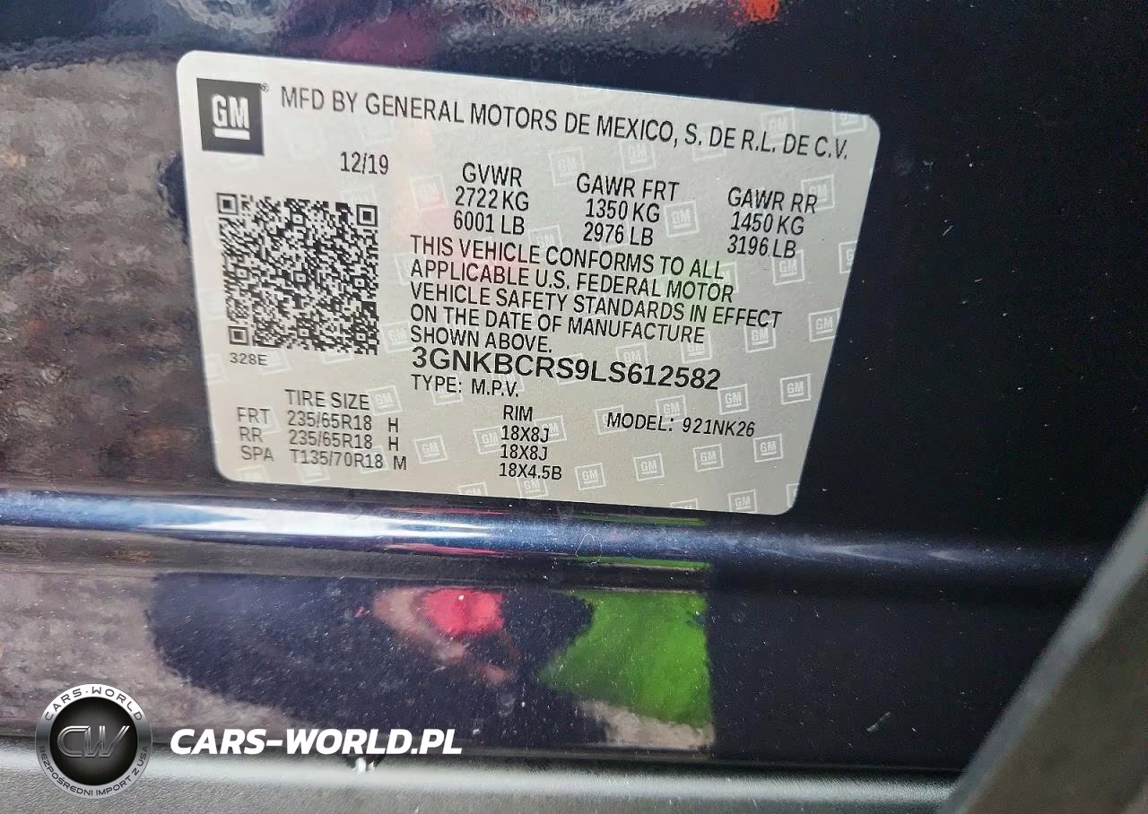 2020 Chevrolet Blazer 2Lt VIN:3GNKBCRS9LS612582 - 13