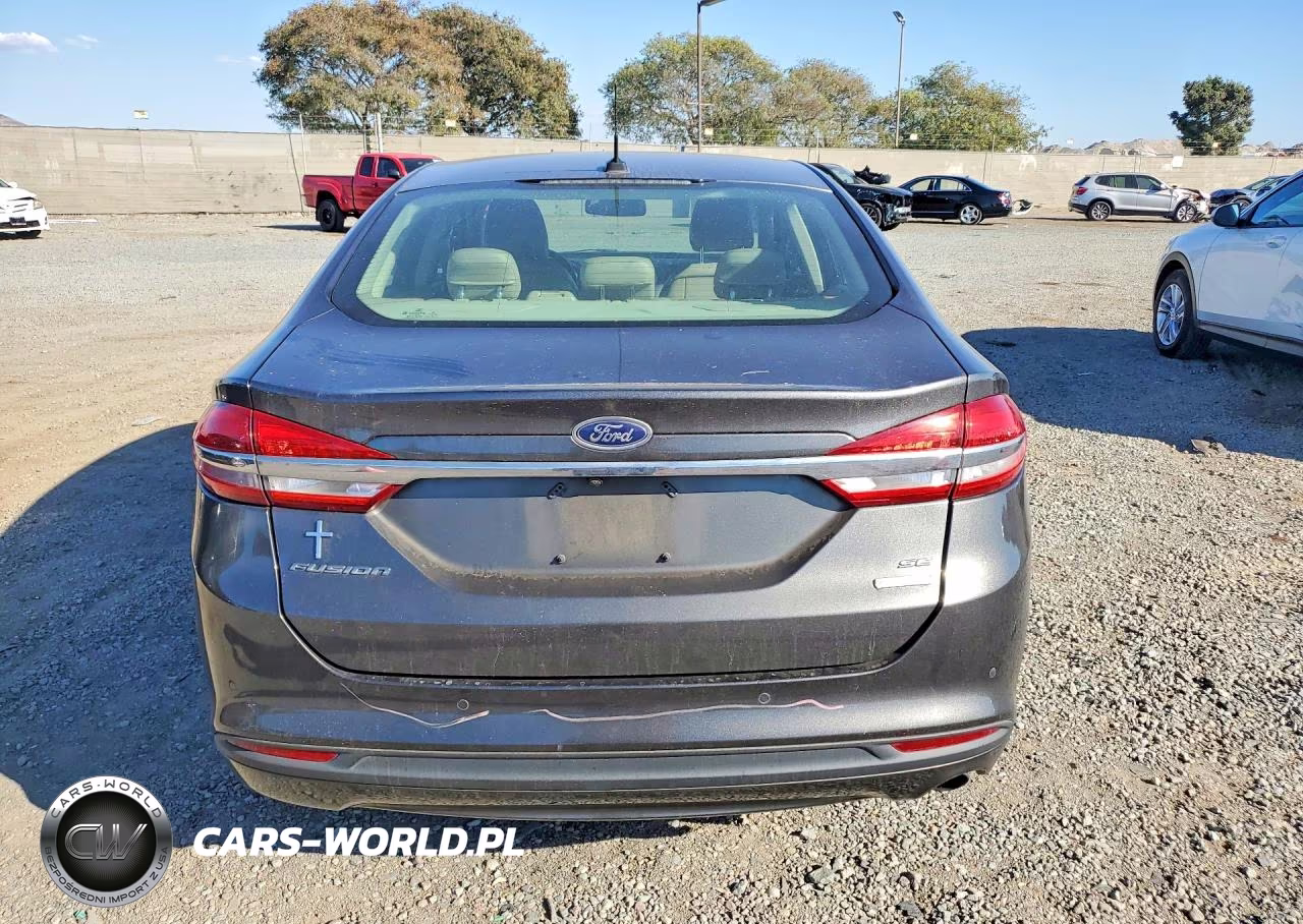 2017 Ford Fusion Se VIN:3FA6P0HD9HR204438 - 6