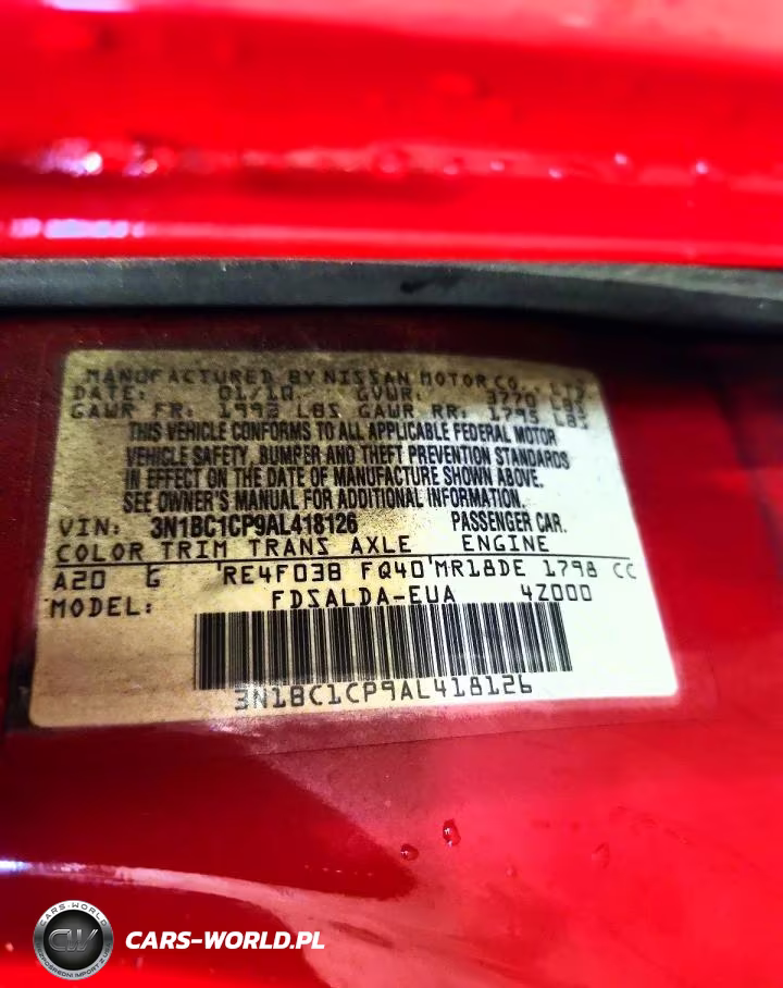 2010 Nissan Versa 1.8 S VIN:3N1BC1CP9AL418126 - 12