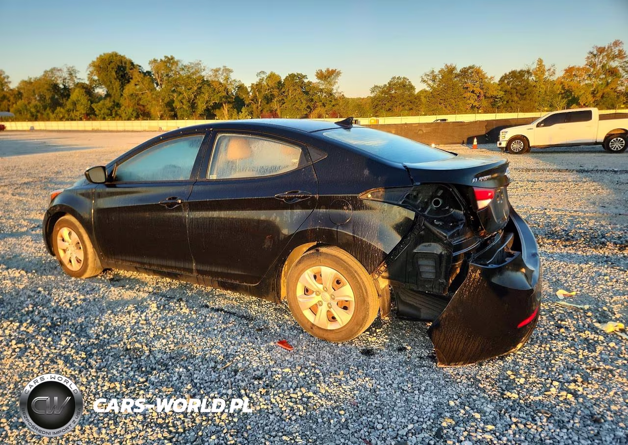 2016 Hyundai Elantra Se VIN:KMHDH4AE0GU501531 - 2