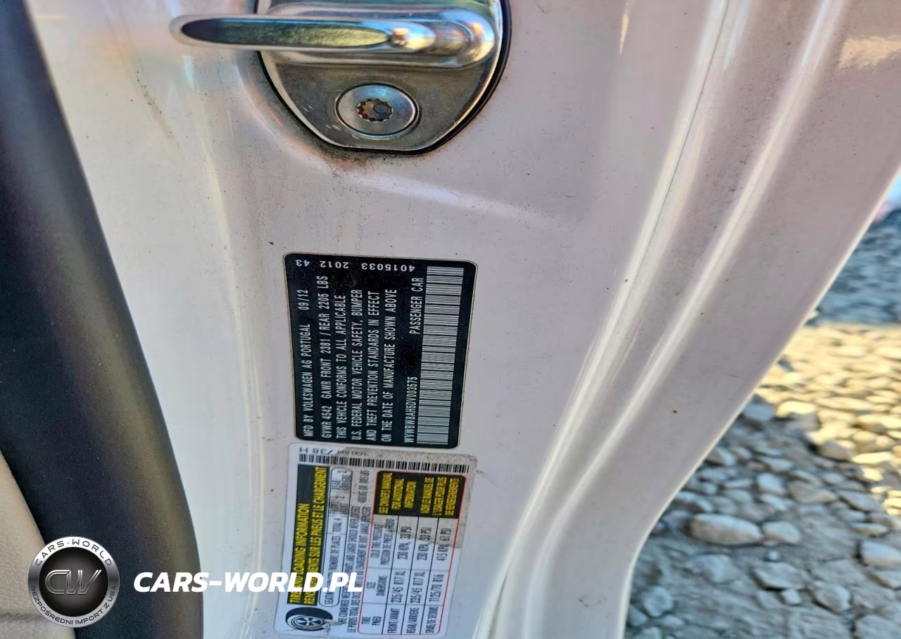 2013 Volkswagen Eos Komfort VIN:WVWBW8AH5DV003575 - 12